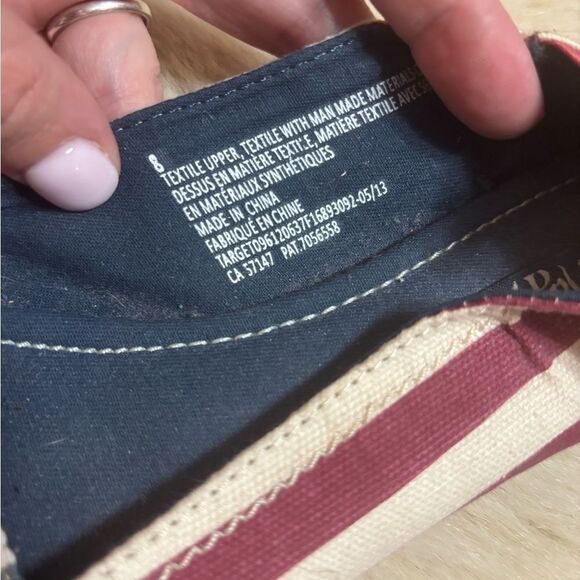 Mad Love Red and Blue Flats - Picture 3 of 6